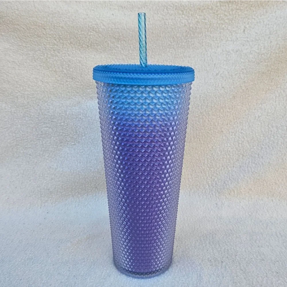 Starbucks Purple and Blue Studded Ombre Tumbler 24oz